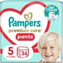 Підгузки-трусики Pampers Premium Care Pants Розмір 5 (11-17 кг) 34 шт.