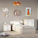 Спальня дитяча Еверест Соната Комплект 8 (модульна - 3 елементи) дуб сонома/білий (EVR-2593)