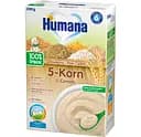 Безмолочна каша Humana Цільнозернова 5 злаків 200 г
