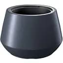 Горшок для цветов Prosperplast Heos с вкладышем 436 мм антрацит (89397-433)