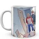 Кружка GeekLand Ванпанчмен One Punch Man Сайтама, Дженос и Фубуки OPM 02.24 330 мл белая