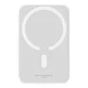 Магнітний портативний павербанк з бездротовою зарядкою Baseus Magnetic 20 W 6000 mAh для iPhone білий