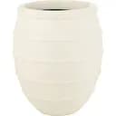 Кашпо J-Line большого размера белого цвета (39506)