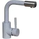 Змішувач кухонний Platinum 8530 поворотний одноважільний з нержавіючої сталі топаз (000023950)