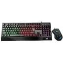 Игровая клавиатура и проводная и мышь Zeus M-710 светодиодная подсветка черный (M-710_436)