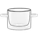 Емкость с ручками Luigi Bormioli Thermic Glass 120 мл (A11637G4102AA01)