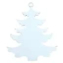 Іграшка на ялинку Mazhura Ялинка, 15,5х13,5 см, біла (mz708533)