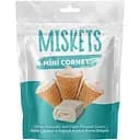 Мини-рожки вафельные Miskets с начинкой со сливочным вкусом и белым шоколадом 50 г