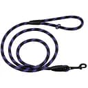 Поводок для собак Barksi Active 183х0.9 см черно-фиолетовый
