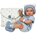 Лялька Nines d'Onil Reborn у блакитному одязі хлопчик 37 см (244)