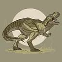 Картина за номерами ArtCraft Тиранозавр 2 30x30 см (15027-AC)