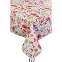 Скатертина Прованс Санта на білому 120х140 см (35781)