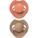 Пустышка силиконовая динамическая LOVI Prime 6-18 месяцев 2 шт. granola/orange (34/410)