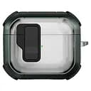 Футляр противоударный Locking Button для наушников Airpods 4 Apple Green