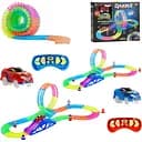 Автотрек 132 на радиоуправлении длина трассы 348 см со световыми и звуковыми эффектами 24/2 канала в коробке