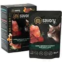 Набір вологих кормів Savory 3+1 для дорослих котів, ягня з буряком у соусі 340 г (4 шт. х 85 г)