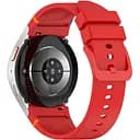 Ремінець для Samsung Galaxy Watch 4 40mm - червоний ширина кріплення 20мм силікон Watchbands Seven (W49-6WB34316629)