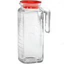 Графин Bormioli Rocco Gelo с красной крышкой, 1,2 л (229910738321991)