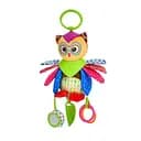Підвіска на коляску тварина/пташка, прорізувач, плюш, 20x21x7 см (В асортименті)