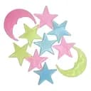 Наклейки Bambi Зоряне небо 2368A-2 флуоресцентні 10 наліпок