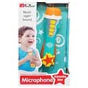 Дитячий іграшковий мікрофон 34564AB Turquoise звук, музика, регулятор гучності