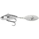 Тейл-спінер Savage Gear 3D Sticklebait Tailspin 73 mm 13 g Black Silver