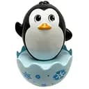 Детская неваляшка "Пингвинчик" 657-55(Black) 7,5 см, погремушка