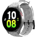 Ремінець для Samsung Galaxy Watch 4 40mm - білий ширина кріплення 20мм силікон Watchbands Crag (W50-1WB57028022)