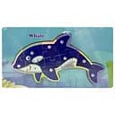 Дерев'яний пазл-вкладиш "Whale" MD 1924-1, 9 елементів