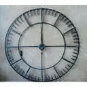 Настінні годинники J-line круглі чорні в металевому корпусі 96 см (12289)