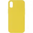 Чохол Epik Silicone Case Full Protective AA No Logo для Apple iPhone XS Max 6.5 Жовтий/Yellow