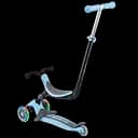 Самокат Globber Go up foldable plus lights, пастельно-синий (743-200)