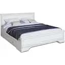 Кровать двуспальная ВМК (БРВ) Кентукки LOZ/180 с ящиками 180x200 см Белый альпийский (BRW-1563)