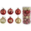 Набір новорічних прикрас 30 іграшок на ялинку з малюнками (160832)