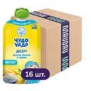 Упаковка десерту для дітей Чудо-Чадо Яблуко та банан з сиром 1.44 кг (90 г х 16 шт.)