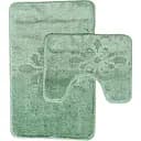 Набір килимків для ванної Vezzer Standart 50x80 та 50x40 см світло-зелений (VZSS5504)