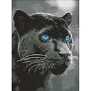 Алмазна мозаїка Погляд пантери AMO8347, 30х40 см