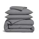 Комплект постельного белья Domikus Фланель, Байка 145х210 полуторный Серый 
