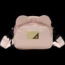 Дитяча сумка крос-боді з вушками в корейському стилі 19х16х7 см рожева (25-571)