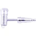 Трубка курильна металева свічка автомобільна HL-233 Silver (15666)