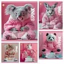 Зошити учнівські 24 аркуша клітинка Тверда PINK, 20 шт. в упаковці