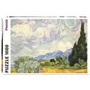 Пазл Piatnik Пшеничное поле с кипарисом Винсент ван Гог 1000 эл. (PT-539145)