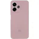 Чохол Lakshmi Silicone Cover Full Camera AA with logo для Xiaomi Redmi 13 4G/Poco M6 4G Рожевий/Pink Sand