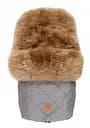 Конверт из натуральной овчины Kaiser Nelly, серый с коричневым (6545270)