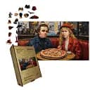 Деревянный фигурный пазл Свидание Шевченко и Леси, А5, Картонная коробка 35 элементов