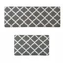 Коврики кухонные набор Lovely Svi 2 шт: 44x74 x1 см и 44 x119 x1см Серый   
