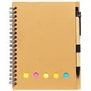 Блокнот В6 Bambi JX002 на спіралі з набором стікерів та ручкою