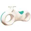 Дитячий толокар Трон Космо-байк Bluetooth Keedo HD-K06 Біло-Зелений