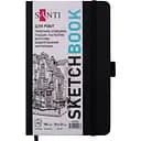 Скетчбук Santi для графіки 13х21 см 80 аркушів чорний (743182)