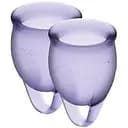 Набор менструальных чаш Satisfyer Feel Confident Фиолетовый